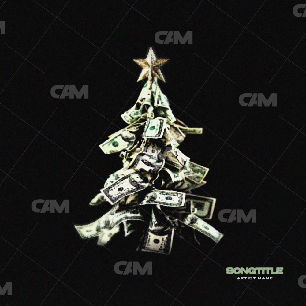 Christmas Tree Made Of Money