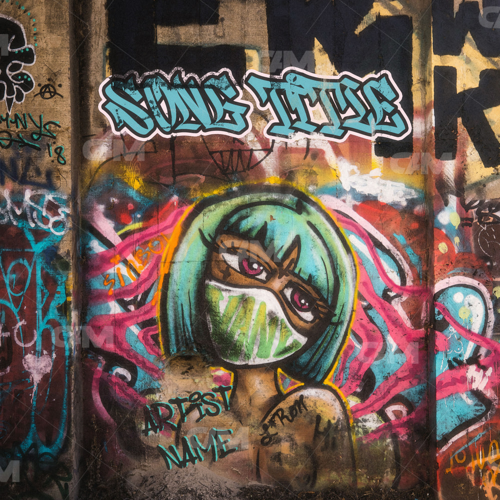 Graffiti Wall Girl