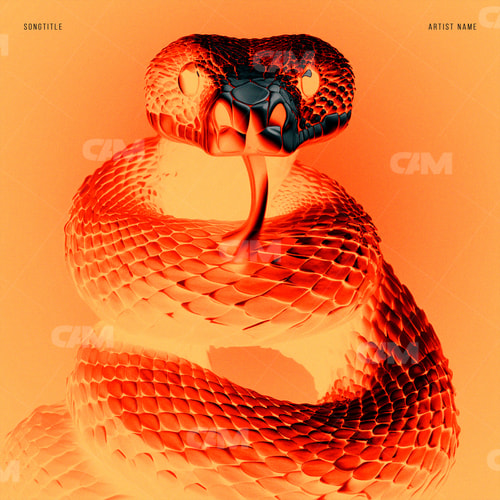 Bright Orange Snake