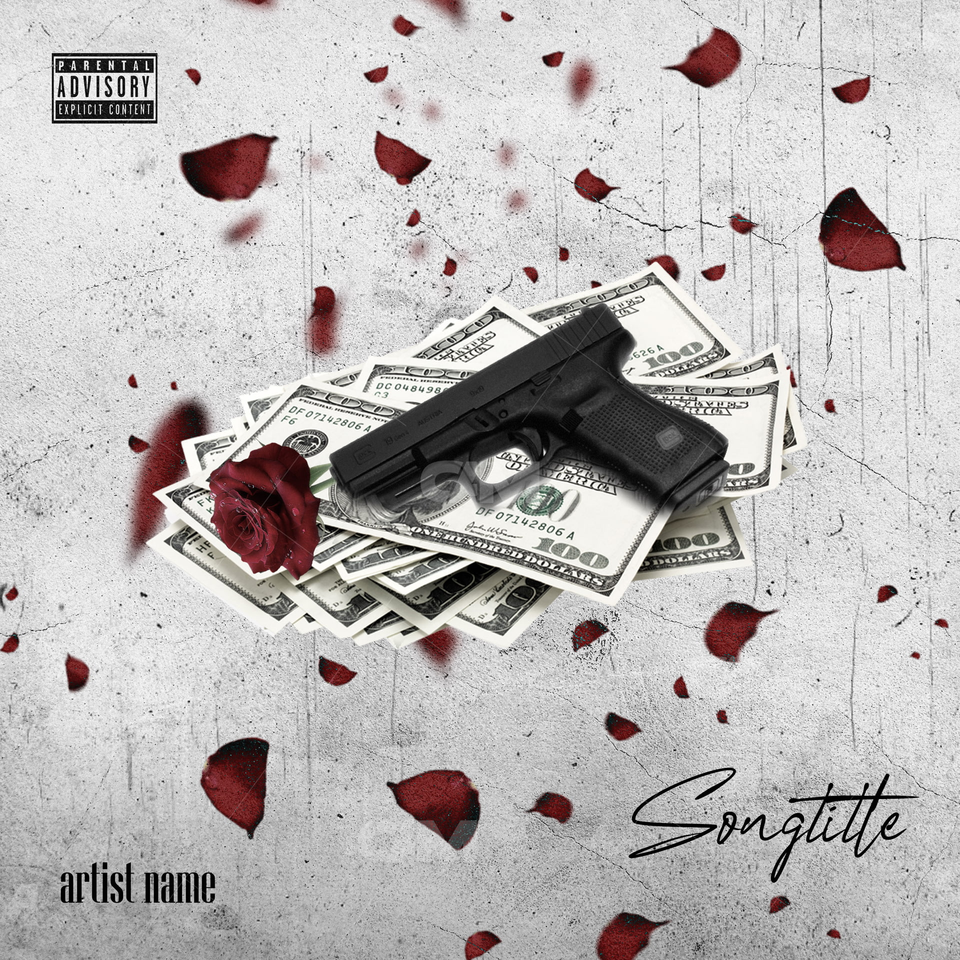 Gun Rose - Cover Art Market