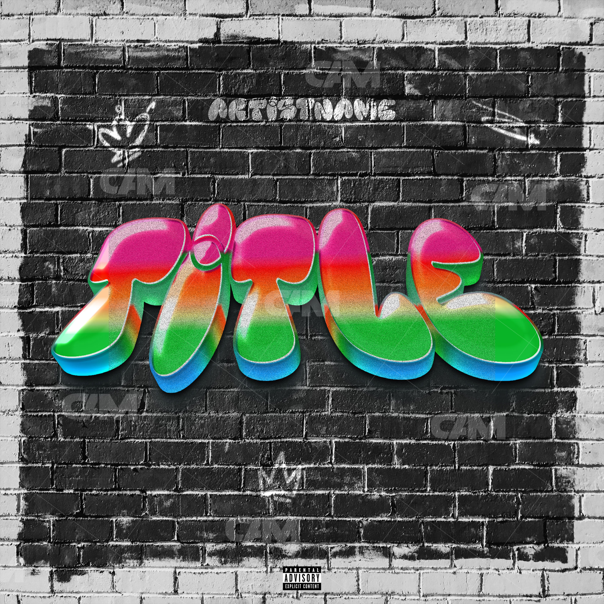 CUSTOM SPOTIFY ALBUM With Graffiti Name, Cover Spotify Graffiti Name, Cover  With Your Song, Spotify Cover Graffiti Wall Art, Graffiti Gift 